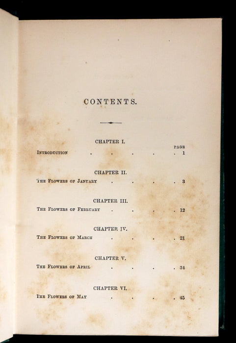 1870 Rare First Edition - FIELD FLOWERS, A handy-book for the rambling by the famous botanist James Shirley Hibberd.