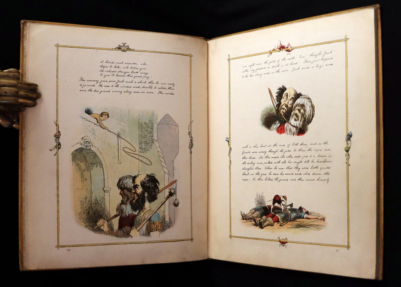 1888 Rare First Edition - JACK THE GIANT KILLER color illustrated by Richard Doyle.