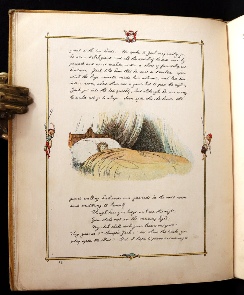 1888 Rare First Edition - JACK THE GIANT KILLER color illustrated by Richard Doyle.
