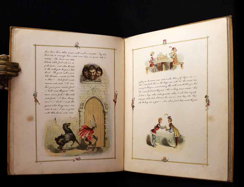 1888 Rare First Edition - JACK THE GIANT KILLER color illustrated by Richard Doyle.