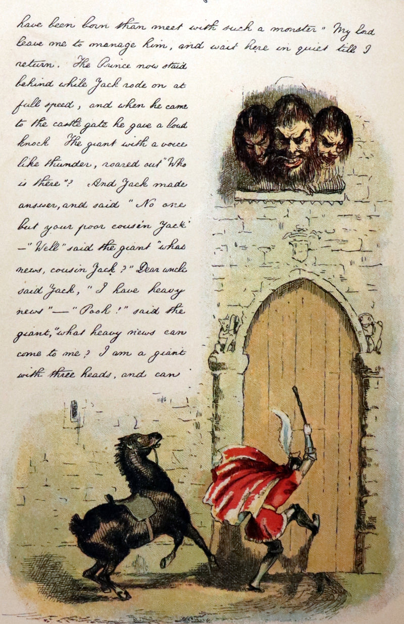 1888 Rare First Edition - JACK THE GIANT KILLER color illustrated by Richard Doyle.
