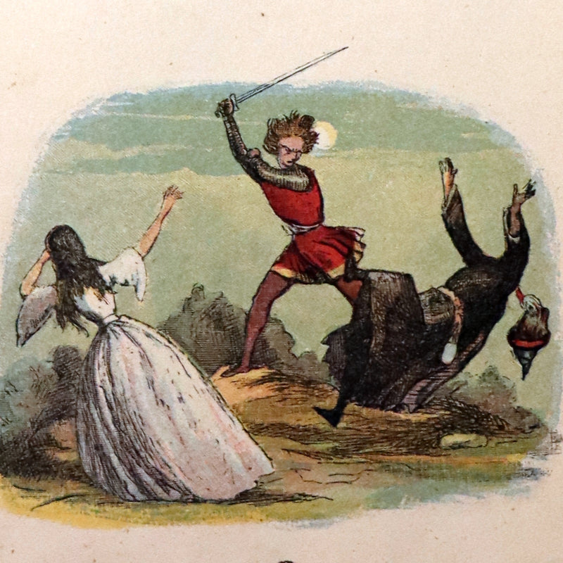 1888 Rare First Edition - JACK THE GIANT KILLER color illustrated by Richard Doyle.