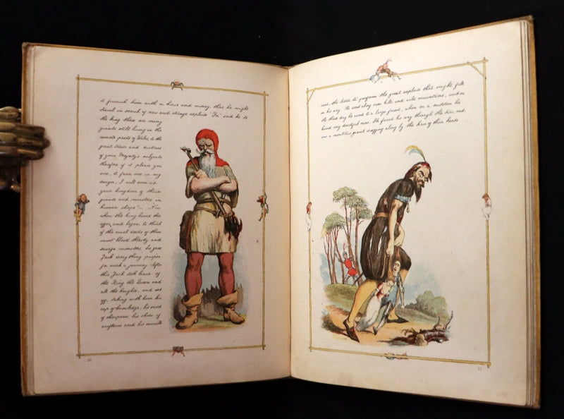 1888 Rare First Edition - JACK THE GIANT KILLER color illustrated by Richard Doyle.