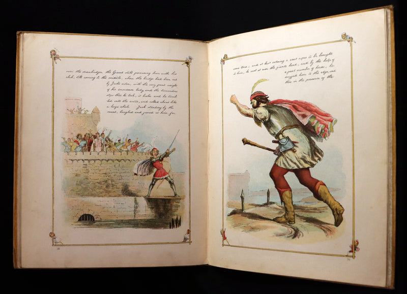 1888 Rare First Edition - JACK THE GIANT KILLER color illustrated by Richard Doyle.