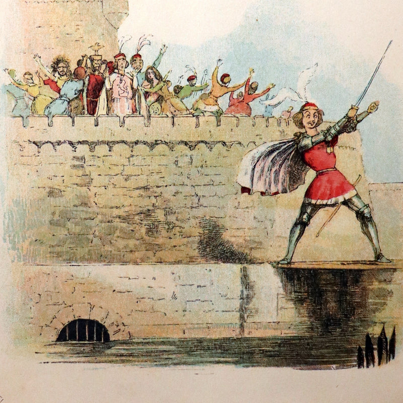 1888 Rare First Edition - JACK THE GIANT KILLER color illustrated by Richard Doyle.