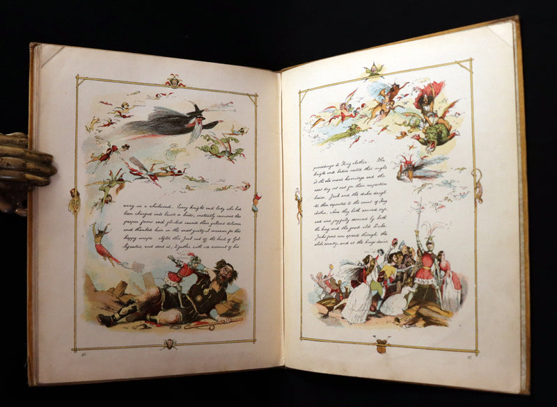 1888 Rare First Edition - JACK THE GIANT KILLER color illustrated by Richard Doyle.