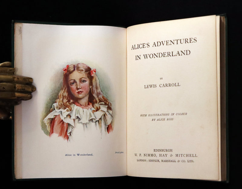 1907 Scarce First Edition - Alice's Adventures in Wonderland Illustrated by Alice Ross.