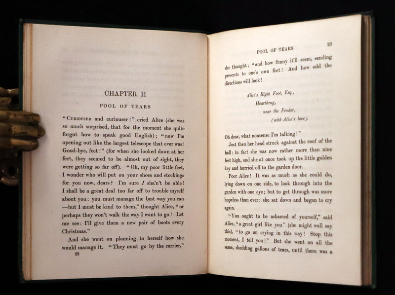 1907 Scarce First Edition - Alice's Adventures in Wonderland Illustrated by Alice Ross.
