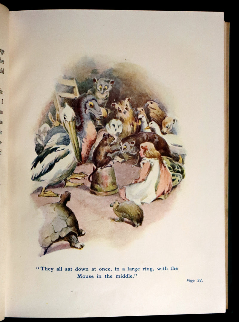 1907 Scarce First Edition - Alice's Adventures in Wonderland Illustrated by Alice Ross.