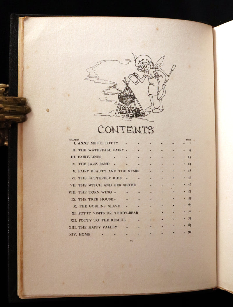 1921 Rare First UK Edition in a beautiful binding ~ THE ENCHANTED FOREST by Ida Rentoul Outhwaite color illustrated.
