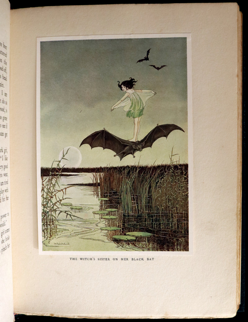 1921 Rare First UK Edition in a beautiful binding ~ THE ENCHANTED FOREST by Ida Rentoul Outhwaite color illustrated.