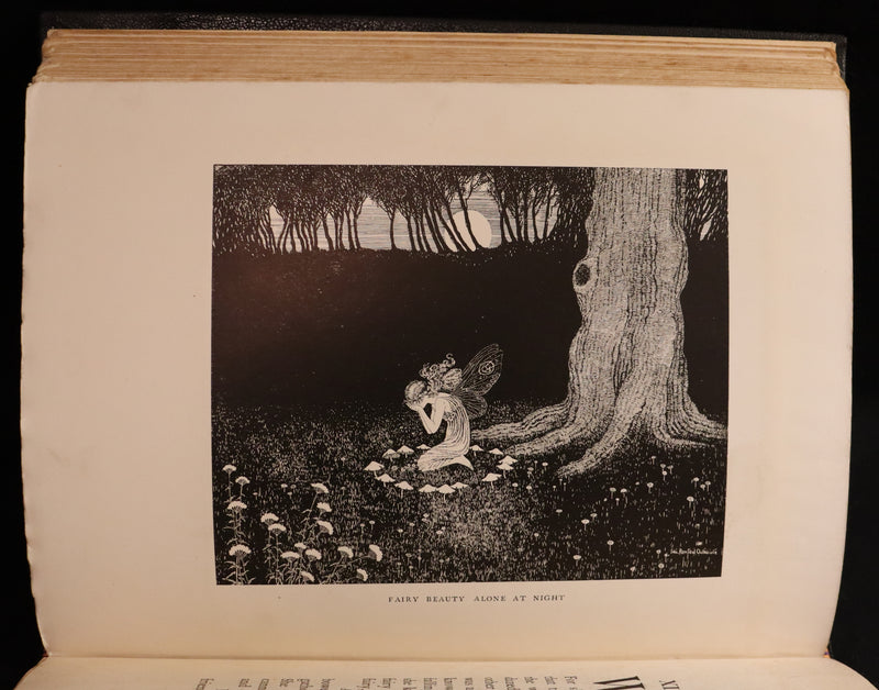 1921 Rare First UK Edition in a beautiful binding ~ THE ENCHANTED FOREST by Ida Rentoul Outhwaite color illustrated.