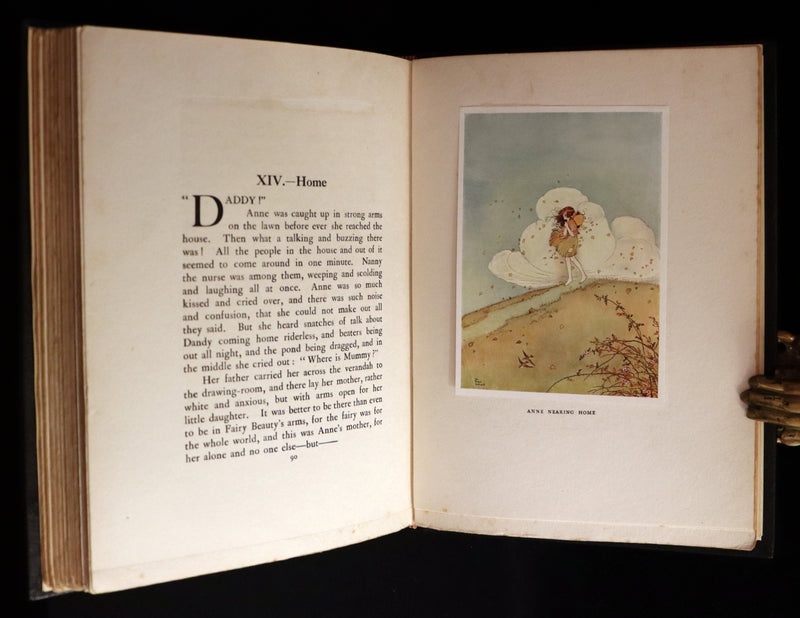 1921 Rare First UK Edition in a beautiful binding ~ THE ENCHANTED FOREST by Ida Rentoul Outhwaite color illustrated.