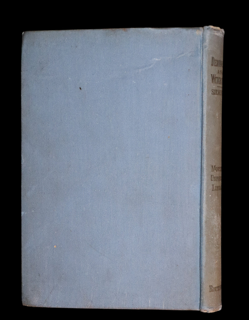 1884 Rare Edition  - Demonology & Witchcraft - WITCHES & FAIRIES by Sir Walter Scott. Kaïd Sir Harry Maclean Copy.