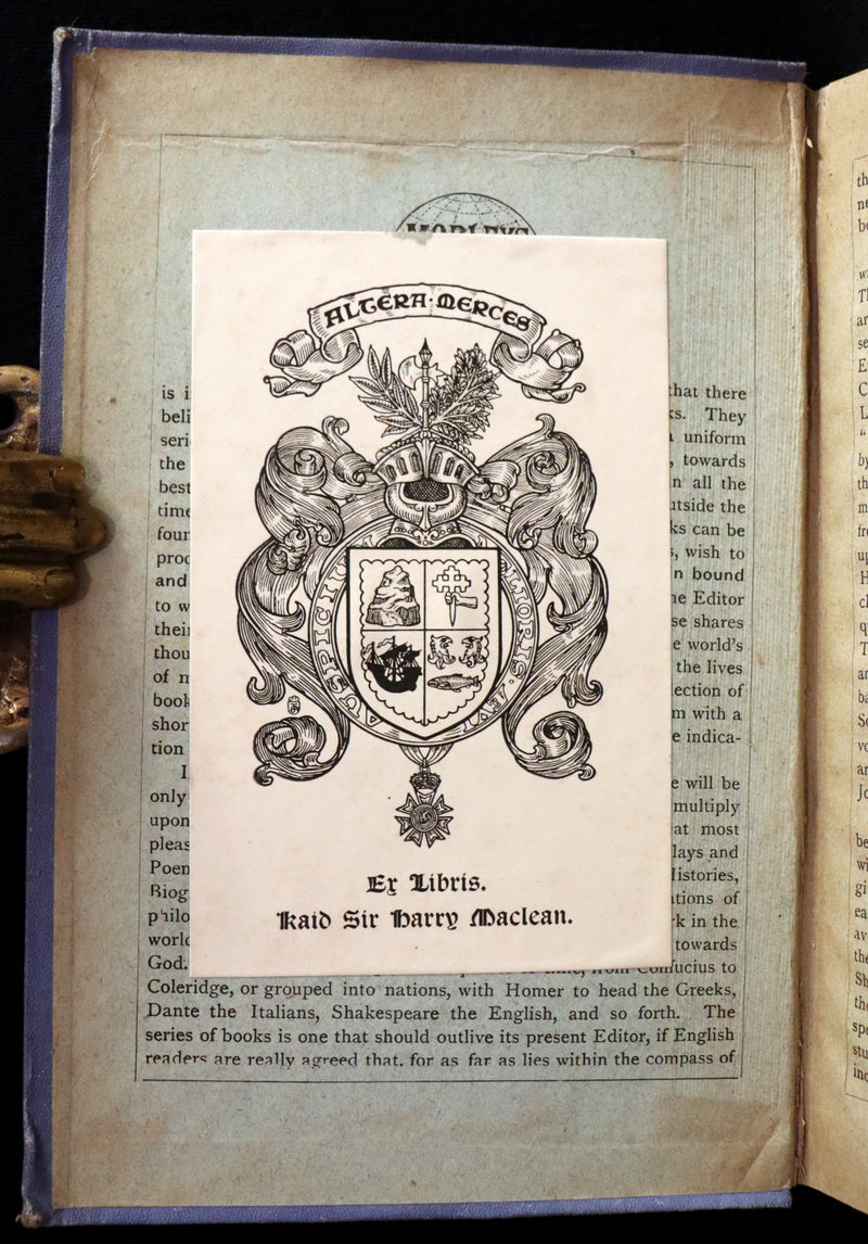 1884 Rare Edition  - Demonology & Witchcraft - WITCHES & FAIRIES by Sir Walter Scott. Kaïd Sir Harry Maclean Copy.