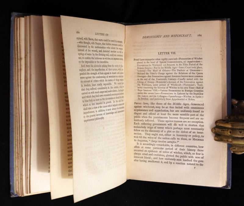 1884 Rare Edition  - Demonology & Witchcraft - WITCHES & FAIRIES by Sir Walter Scott. Kaïd Sir Harry Maclean Copy.