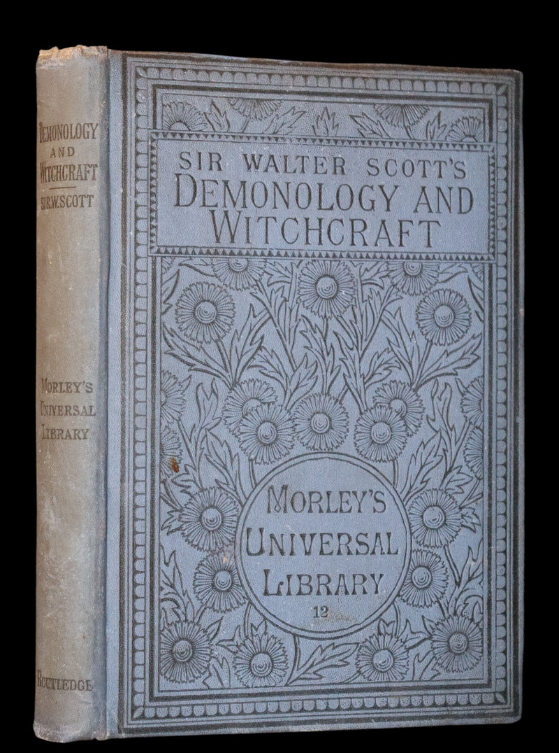 1884 Rare Edition  - Demonology & Witchcraft - WITCHES & FAIRIES by Sir Walter Scott. Kaïd Sir Harry Maclean Copy.