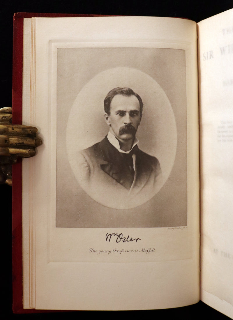 1925 Rare Medical biography set in a beautiful binding - The Life of Sir William Osler by Harvey Cushing.