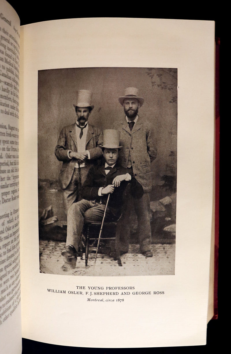 1925 Rare Medical biography set in a beautiful binding - The Life of Sir William Osler by Harvey Cushing.