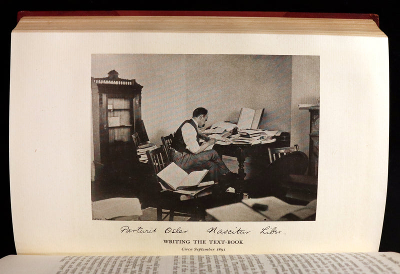 1925 Rare Medical biography set in a beautiful binding - The Life of Sir William Osler by Harvey Cushing.