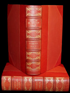 1925 Rare Medical biography set in a beautiful binding - The Life of Sir William Osler by Harvey Cushing.