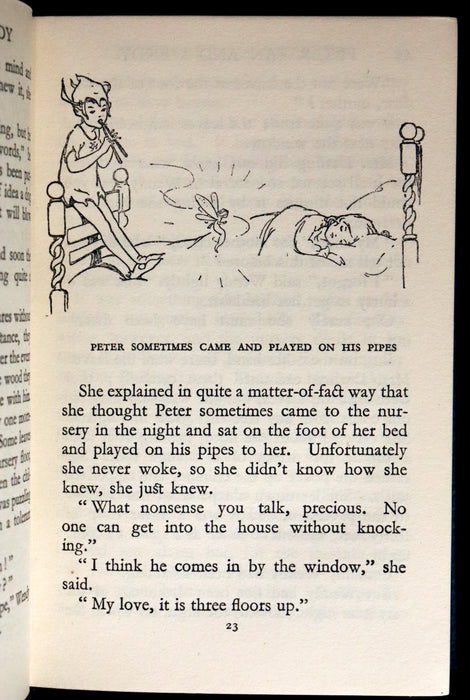 1925 Scarce Book - Peter Pan and Wendy by J.M. Barrie Illustrated by Mabel Lucie Attwell.