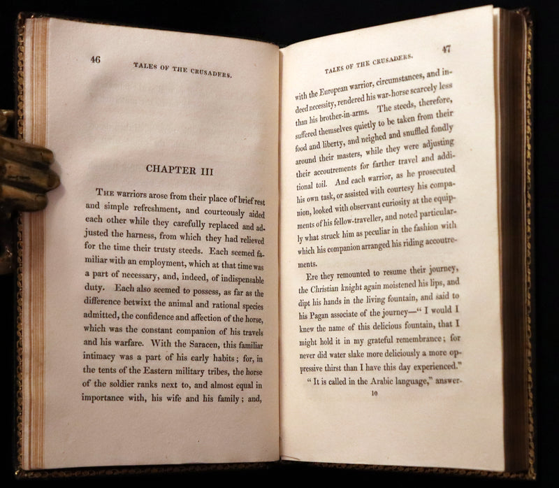 1825 Rare First Edition Book Set - TALES OF THE CRUSADERS (The Betrothed & The Talisman) by Sir Walter Scott.