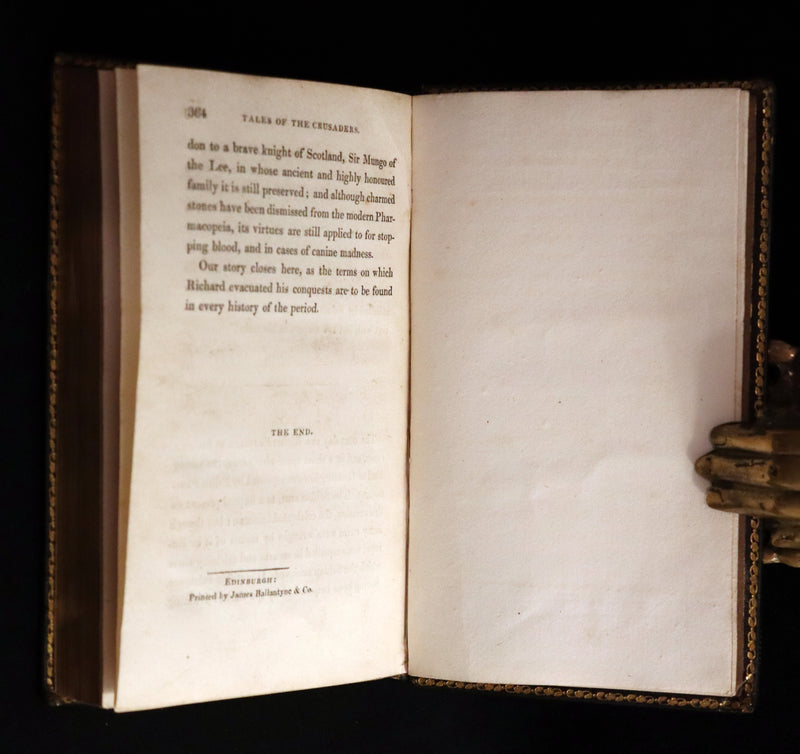 1825 Rare First Edition Book Set - TALES OF THE CRUSADERS (The Betrothed & The Talisman) by Sir Walter Scott.