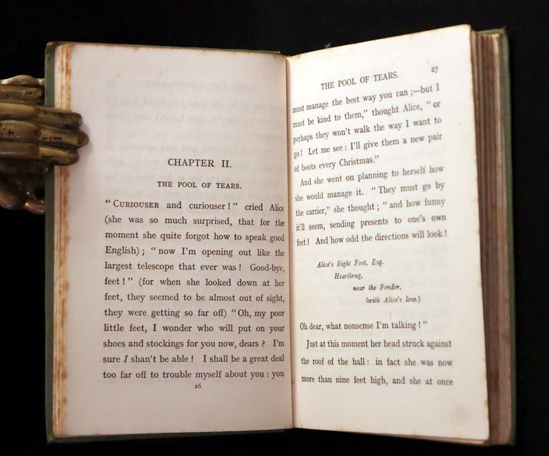 1920 Scarce Book -  Alice's Adventures in Wonderland with frontispiece by Margaret Tarrant.