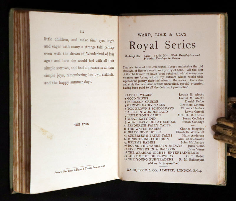 1920 Scarce Book -  Alice's Adventures in Wonderland with frontispiece by Margaret Tarrant.