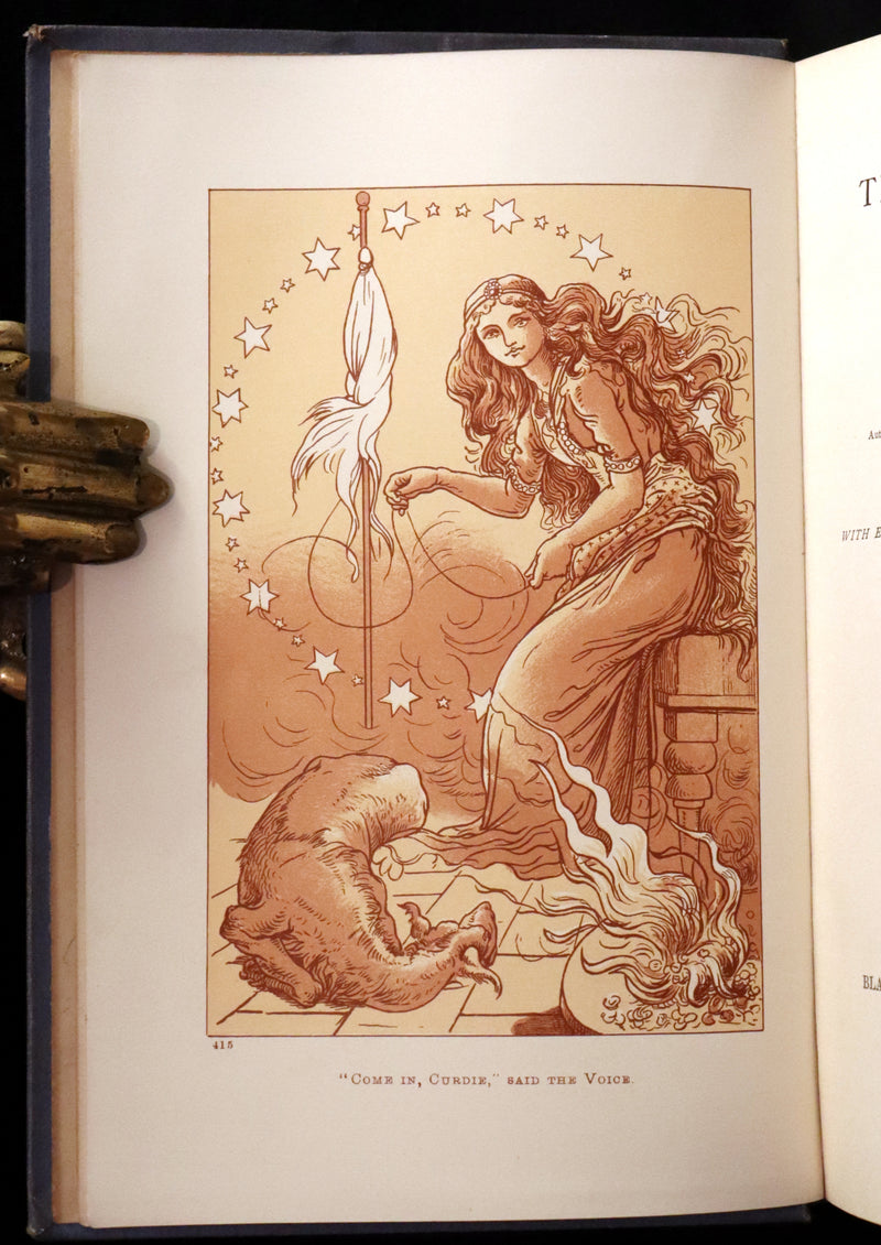 1888 Scarce Book - The Princess And Curdie by George Macdonald illustrated by James Allen.