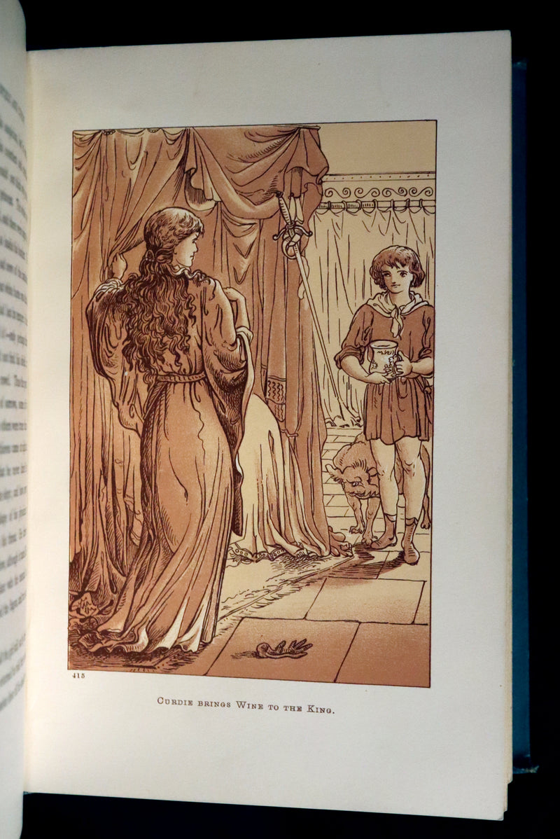 1888 Scarce Book - The Princess And Curdie by George Macdonald illustrated by James Allen.