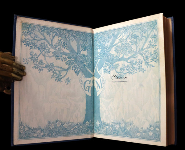 1924 First Edition Book - AT THE BACK OF THE NORTH WIND Illustrated by Francis Donkin Bedford.