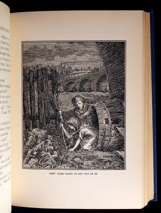 1924 First Edition Book - AT THE BACK OF THE NORTH WIND Illustrated by Francis Donkin Bedford.