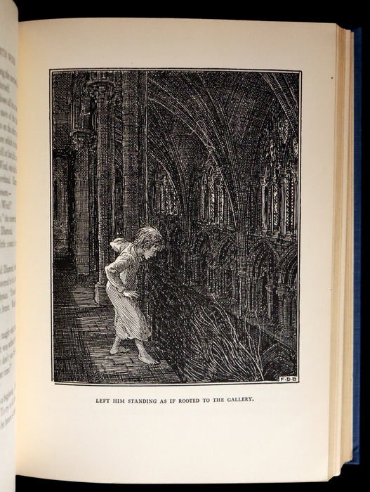 1924 First Edition Book - AT THE BACK OF THE NORTH WIND Illustrated by Francis Donkin Bedford.