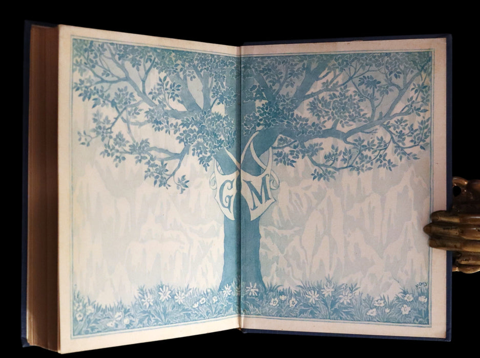 1924 First Edition Book - AT THE BACK OF THE NORTH WIND Illustrated by Francis Donkin Bedford.