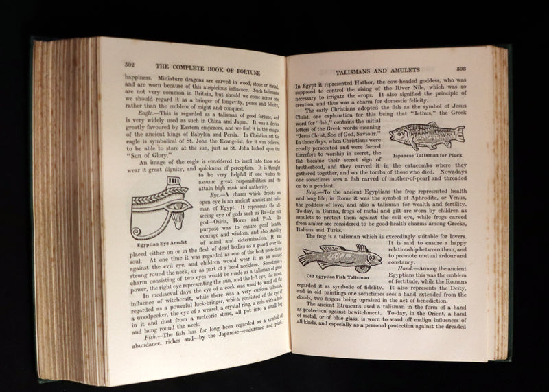 1935 Scarce with Dust Jacket -The Complete Book of Fortune, Occult Sciences & Methods Of Divination.