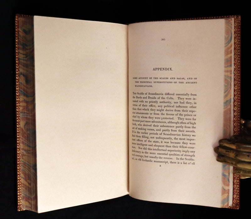 1839 Scarce First Edition - A MANUAL OF SCANDINAVIAN MYTHOLOGY: The Two Eddas & The Religion of Odin by G. Pigott.
