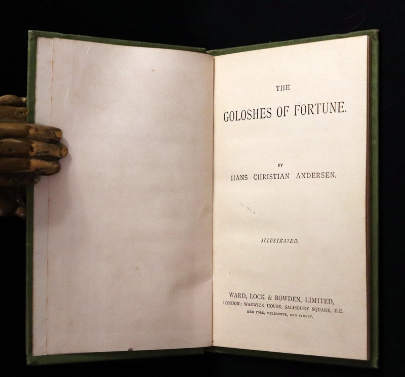 1890 Scarce Victorian Edition - Andersen's GOLOSHES of FORTUNE and FIVE in ONE SHELL.
