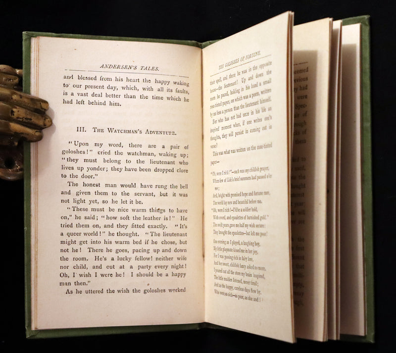 1890 Scarce Victorian Edition - Andersen's GOLOSHES of FORTUNE and FIVE in ONE SHELL.