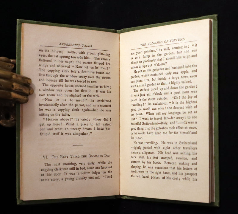 1890 Scarce Victorian Edition - Andersen's GOLOSHES of FORTUNE and FIVE in ONE SHELL.