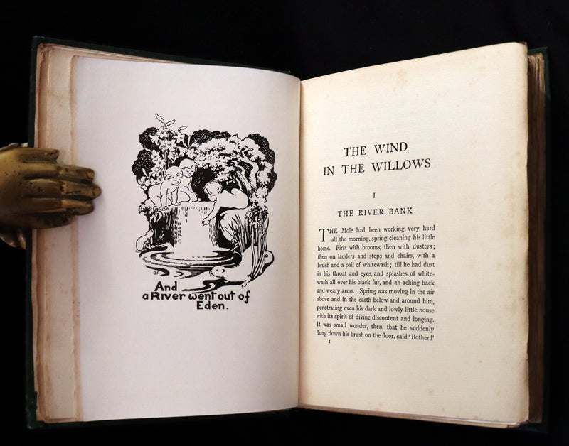 1913 First Edition illustrated by Paul BRANSOM - The WIND IN THE WILLOWS by K. Grahame.