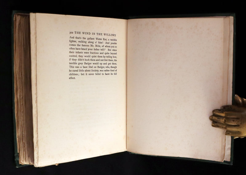 1913 First Edition illustrated by Paul BRANSOM - The WIND IN THE WILLOWS by K. Grahame.