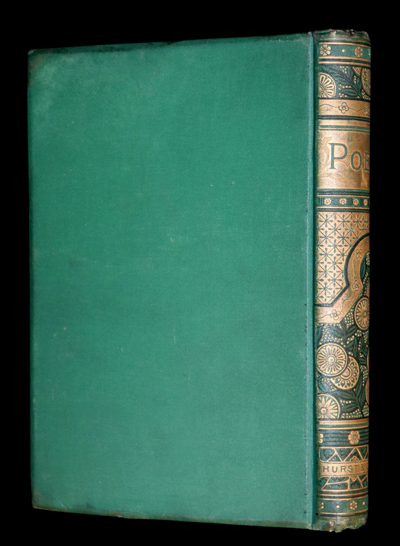 1882 Rare Book - Poems of EDGAR ALLAN POE with a full and impartial Memoir of the Poet.