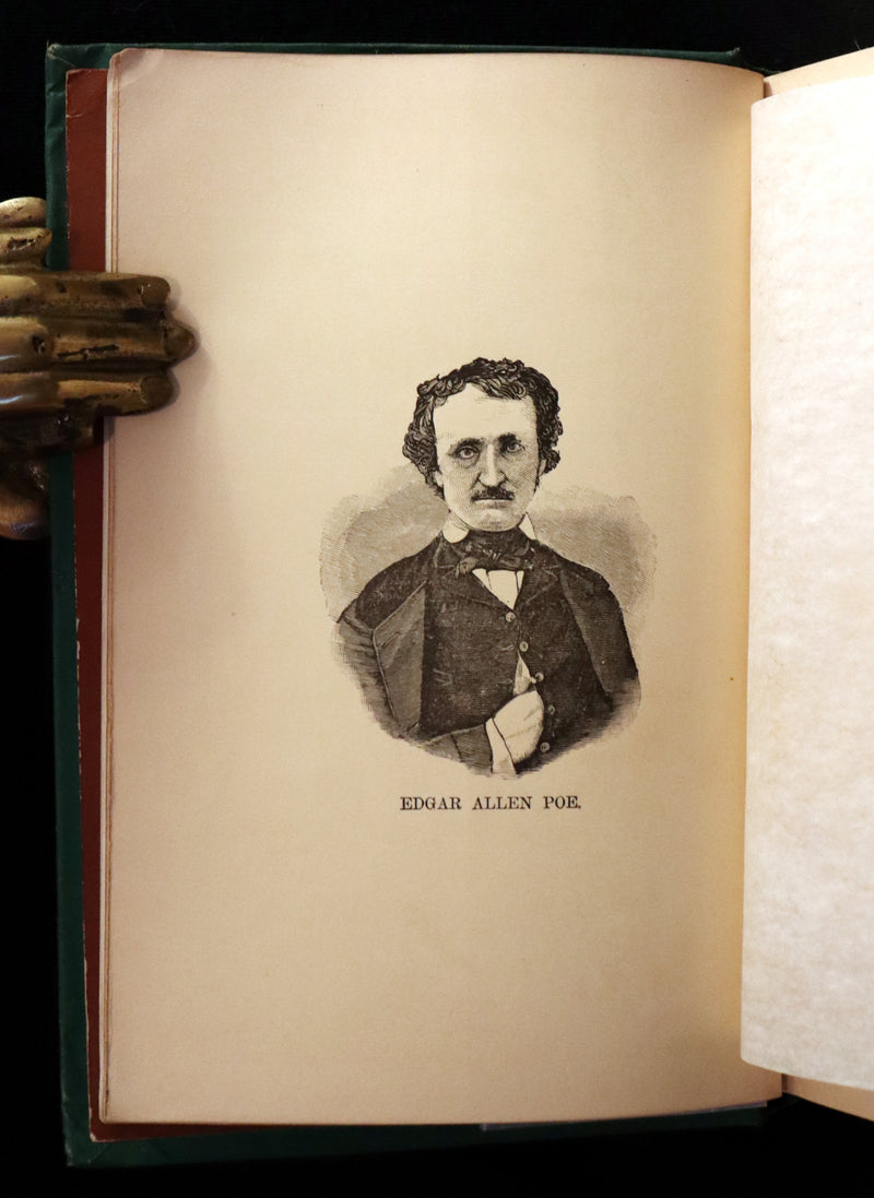 1882 Rare Book - Poems of EDGAR ALLAN POE with a full and impartial Memoir of the Poet.