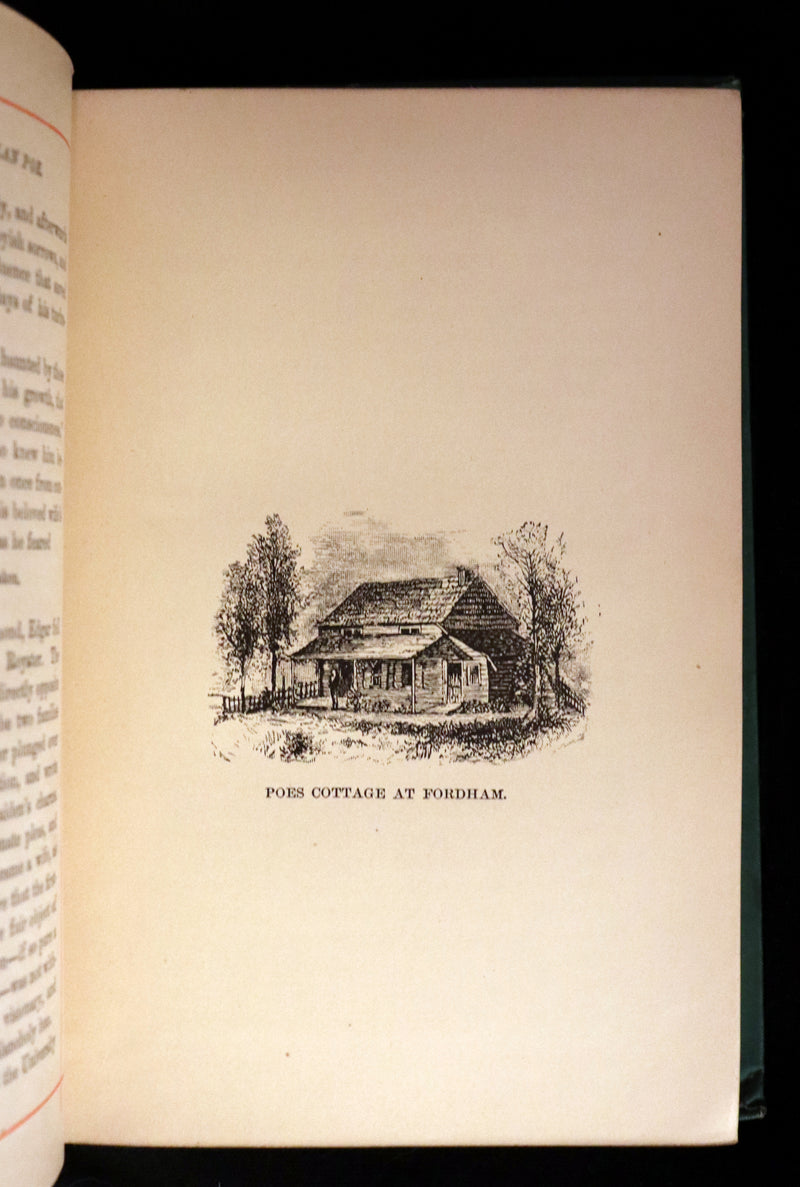 1882 Rare Book - Poems of EDGAR ALLAN POE with a full and impartial Memoir of the Poet.