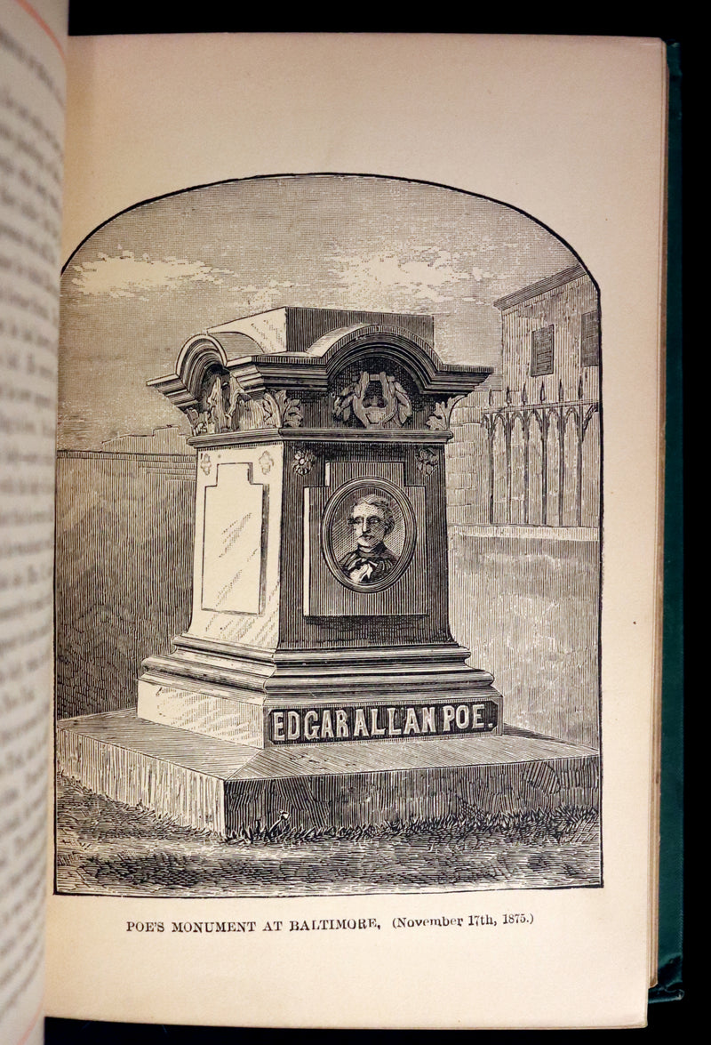 1882 Rare Book - Poems of EDGAR ALLAN POE with a full and impartial Memoir of the Poet.