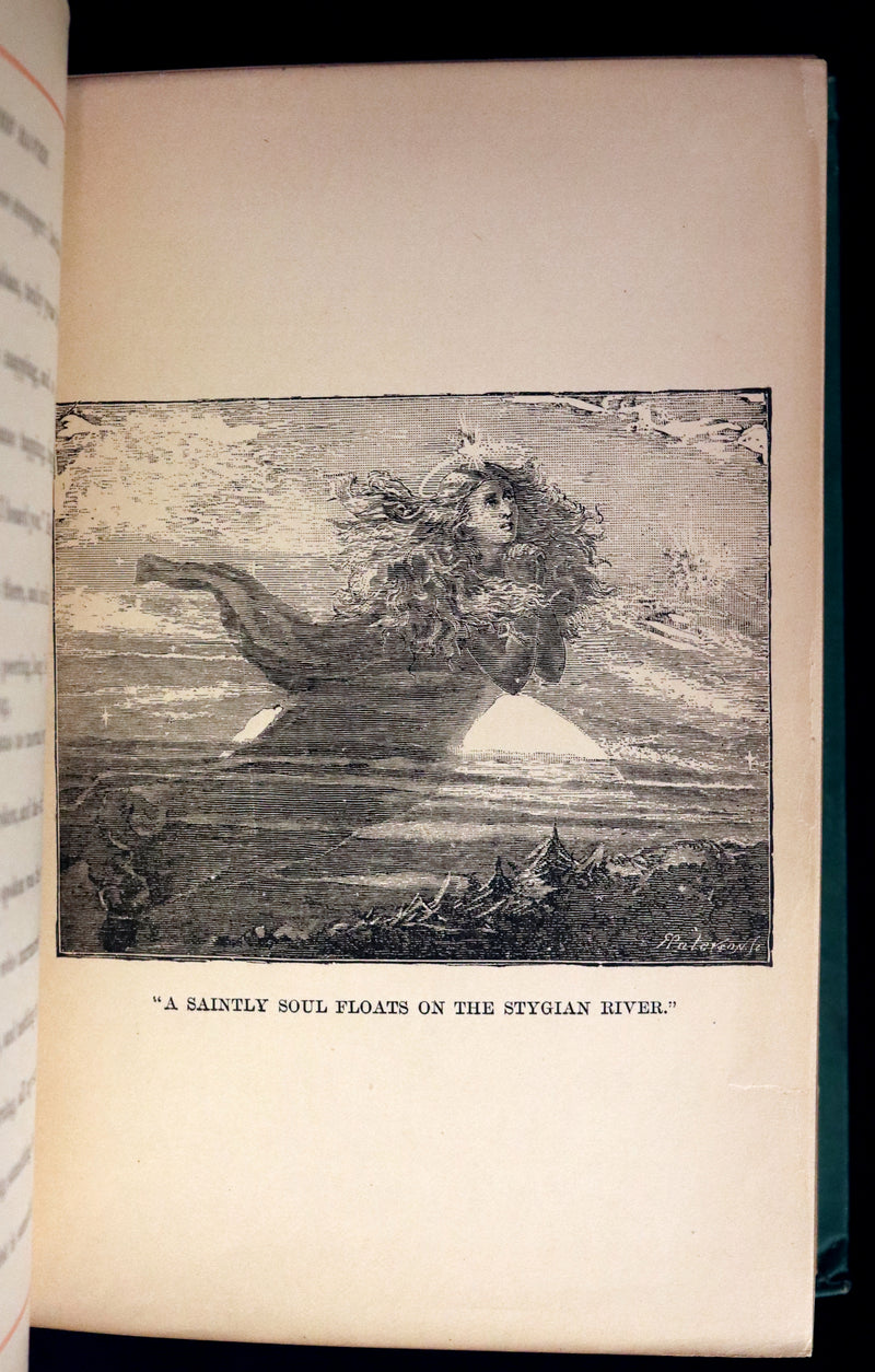 1882 Rare Book - Poems of EDGAR ALLAN POE with a full and impartial Memoir of the Poet.