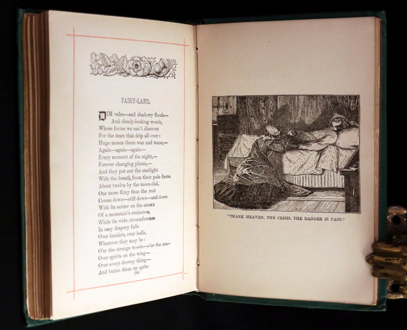1882 Rare Book - Poems of EDGAR ALLAN POE with a full and impartial Memoir of the Poet.
