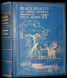 1930 Rare Illustrated Edition by Cecil ALDIN - BLACK BEAUTY, Autobiography of a Horse by A. Sewell.